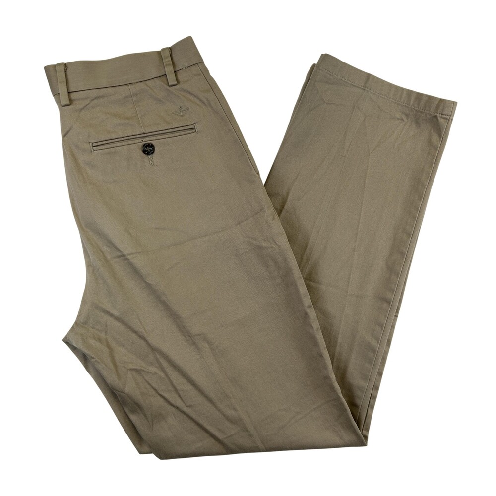 Dockers Pants Mens 32x31 Beige Classic Fit Stretch Chino Straight Casual